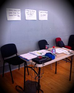 Getting Directions - rehearsal shots