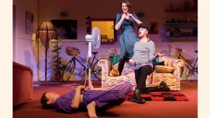 Anna Maxwell Martin, Gina McKee and Tamzin Outhwaite in the Hampstead Theatre production