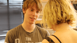 Strawberries in January by Evelyne de la Chenelière, in a version by Rona Munro, in rehearsal with Gone Rogue Productions